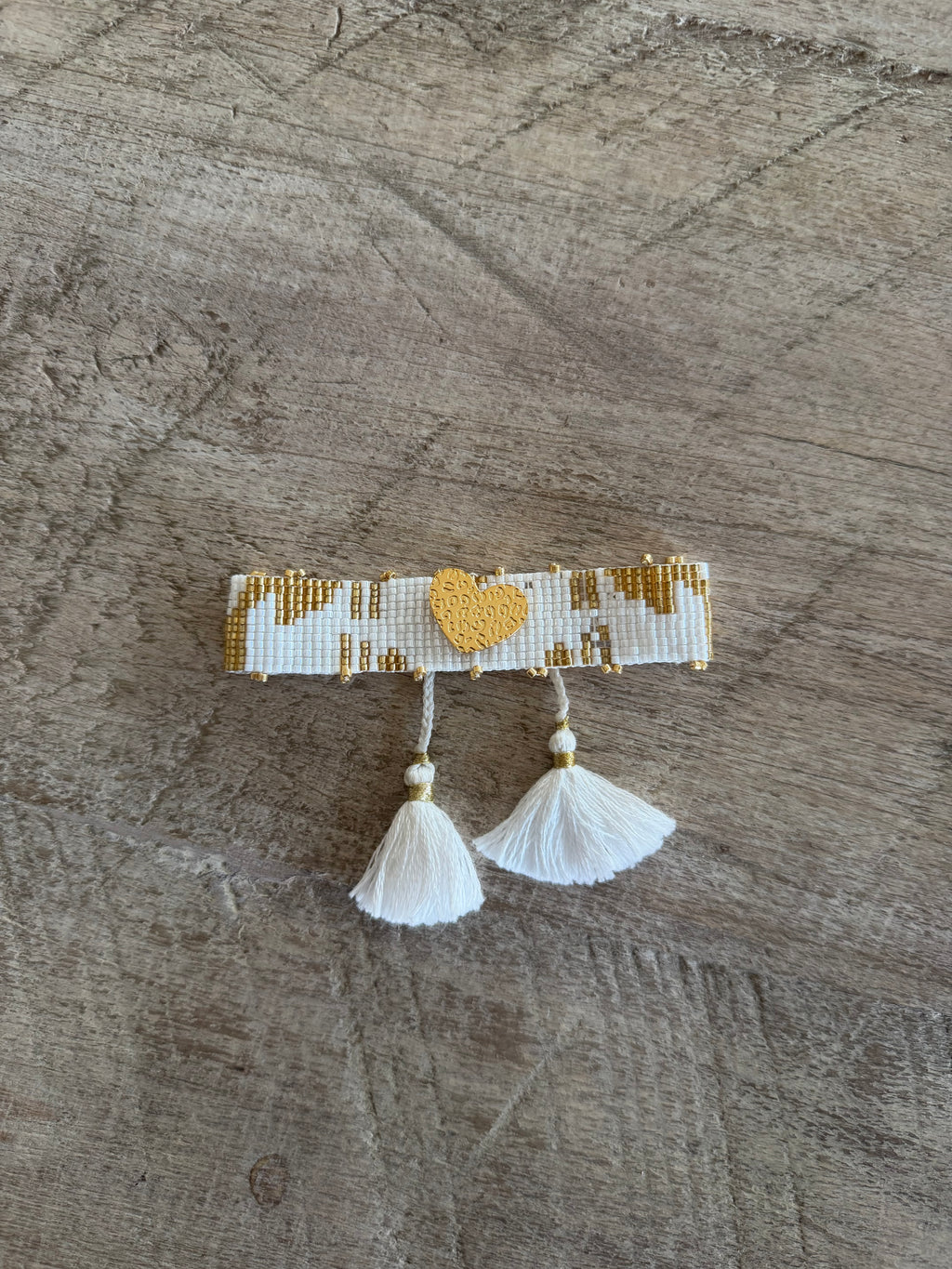 Pulsera pequeña blanca estrella