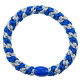 KKNEKKI Electric Blue Glitter Silver Glitter Stripe