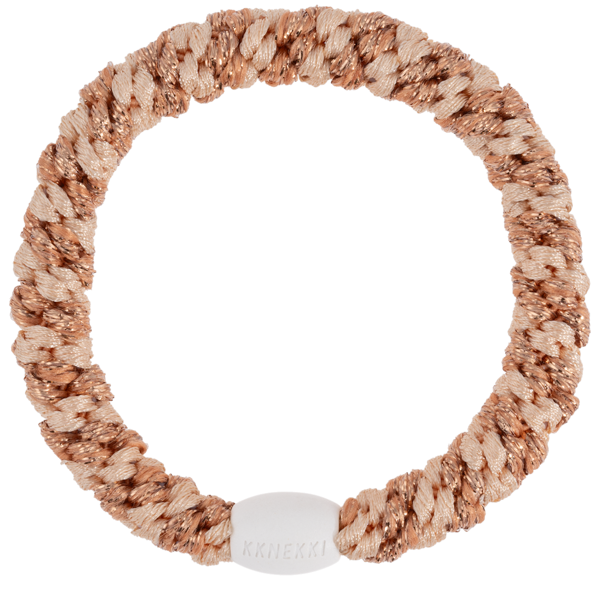 KKNEKKI Rosegold Glitter Powder Stripe