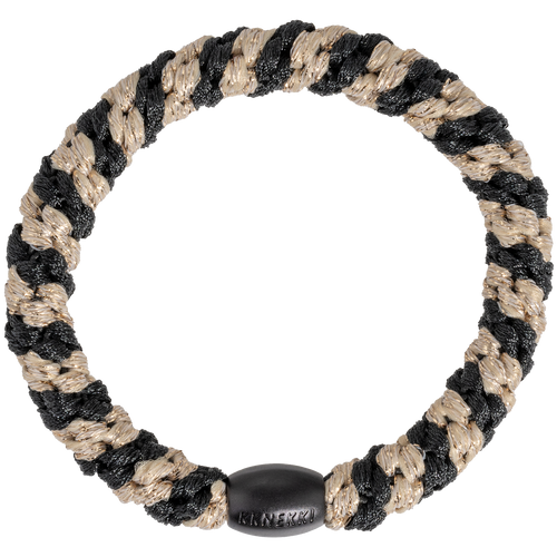 KKNEKKI Black-Beige Glitter Stripe
