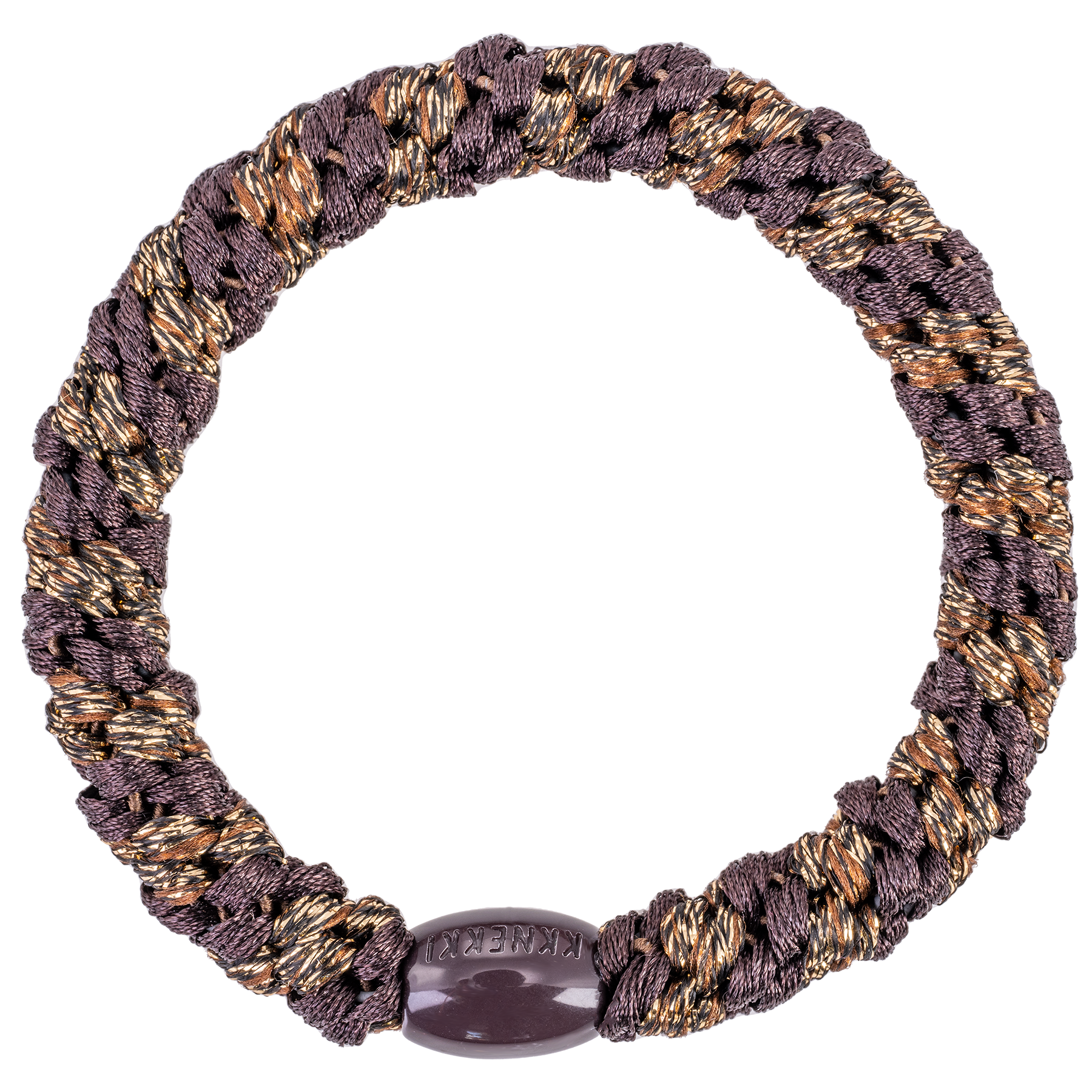 KKNEKKI Brown Coffee Glitter Stripe
