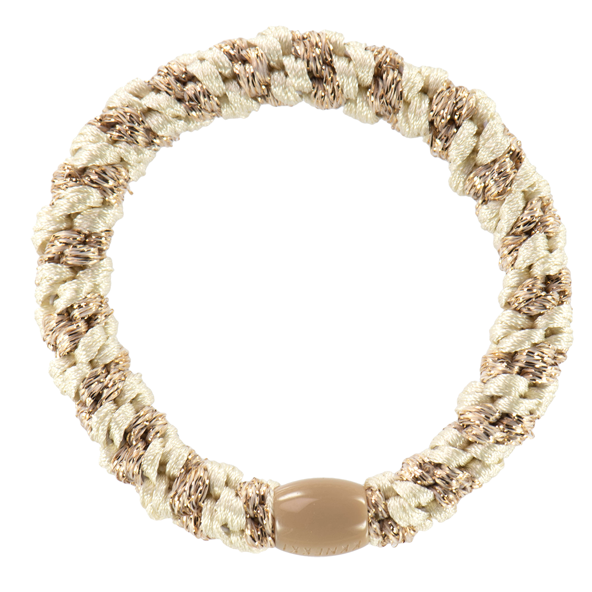 KKNEKKI Ivory Beige Glitter Stripe