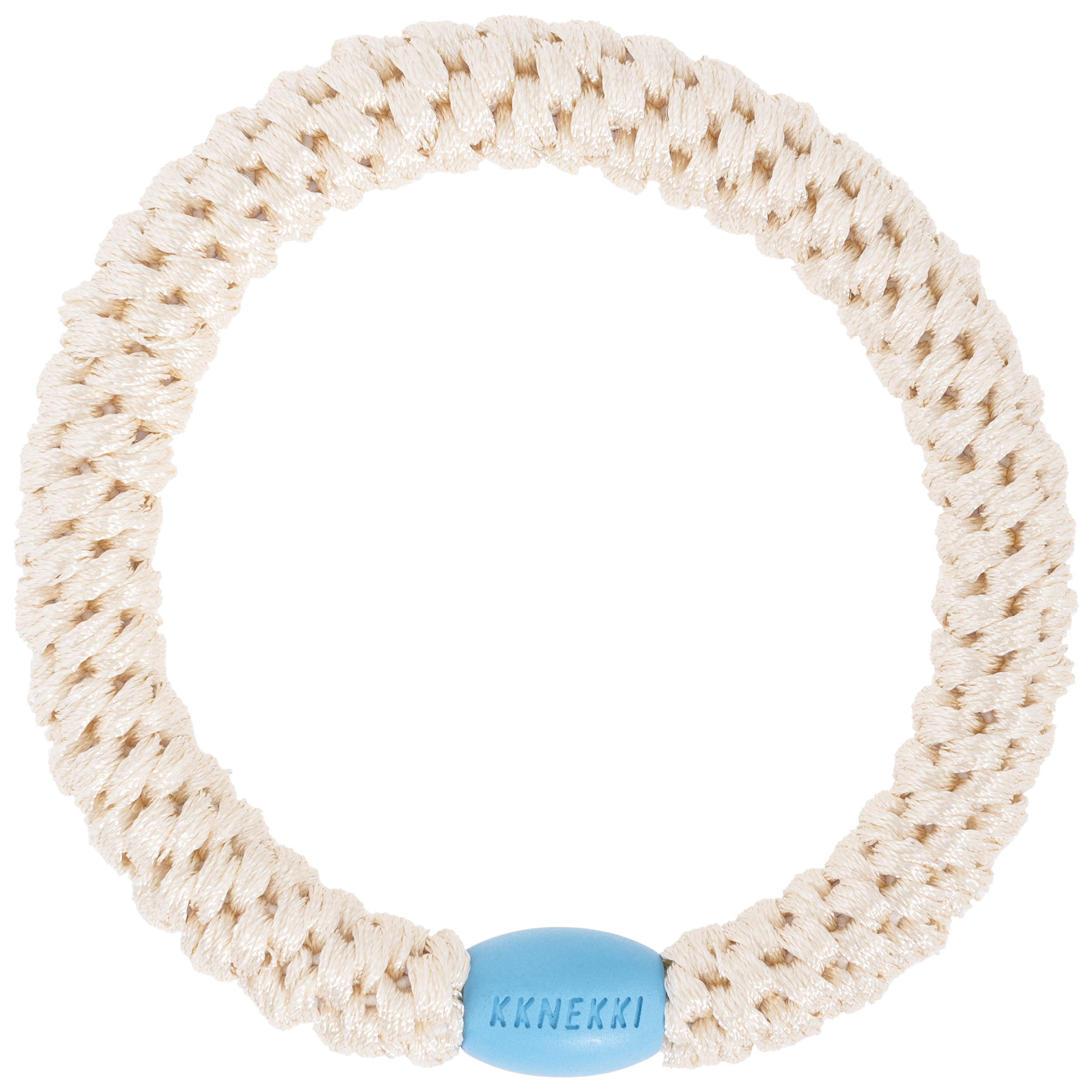 KKNEKKI Ivory Blue Bead