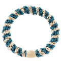 KKNEKKI Light Petrol-Beige Glitter Stripe
