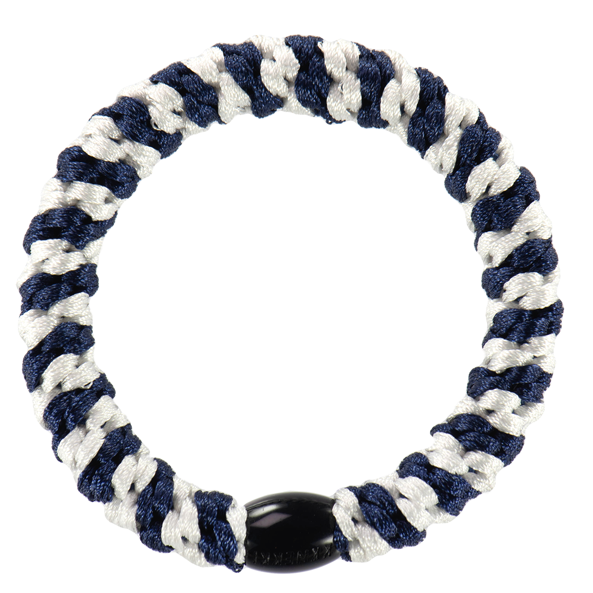 KKNEKKI White-Navy Stripe